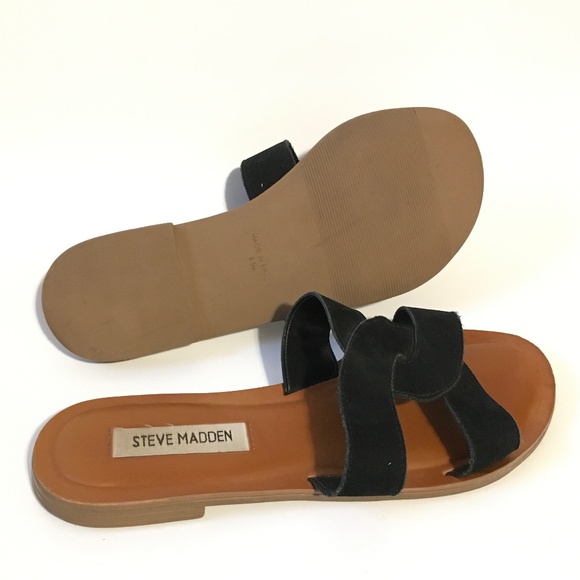 Steve Madden Havana Sandals in Black, Size 6.5 - Picture 2 of 3
